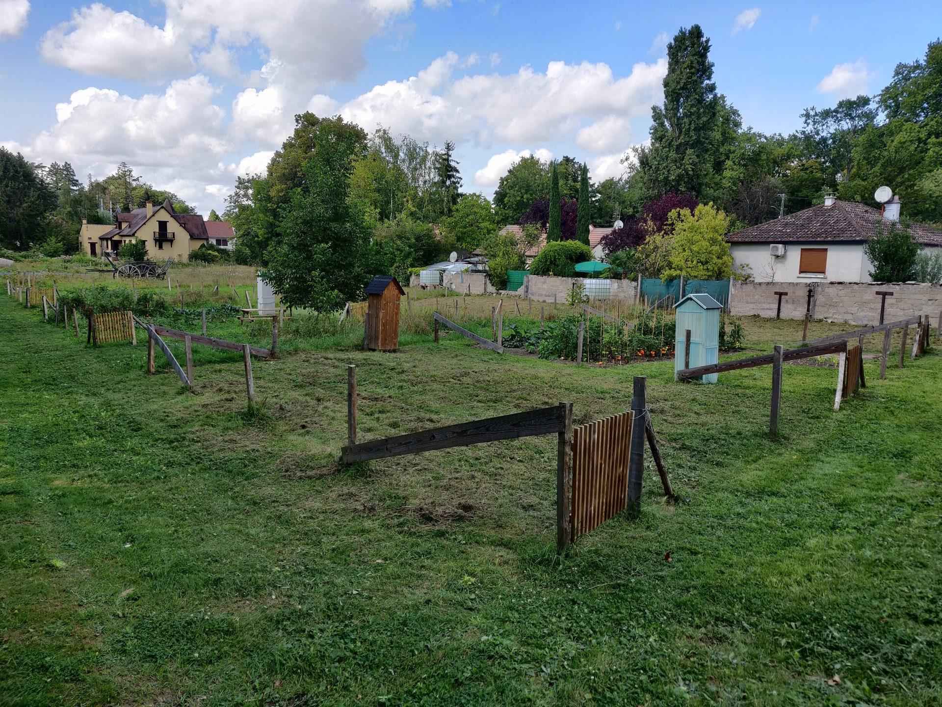 Vue d'ensemble du potager